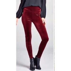 Aritzia Talula Velvet Leggings
